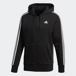 Men’s essential 3 stripe hoodie